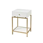 ELK Home 3169-143 White Clancy Accent Table