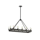 ELK Home Lewisburg 31822-14 Malted Rust 14 Lights 840W Linear Chandelier