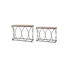 ELK Home 3200-257-S2 Natural Fisher Island Console Tables - Set of 2