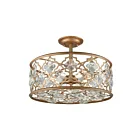 ELK Home Armand 32092-4 Matte Gold 4 Lights 240W Semi Flush Mount