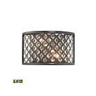 ELK Home Genevieve 32100-2-LED Oil Rubbed Bronze 2 Lights 9.6W LED Wall Sconce