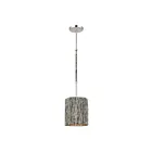 ELK Home Abaca 32511-1 Polished Nickel 1 Light 60W Mini Pendant