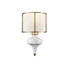 ELK Home Ceramique 33050-1 Antique Gold Leaf 1 Light 60W Wall Sconce