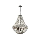 ELK Home 33194-5 Summerton 300W 5-Lights Washed Gray Chandelier