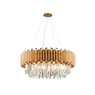 ELK Home 33216-8 Seneca Falls 480W 8-Lights Matte Gold Chandelier