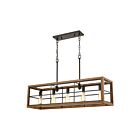 ELK Home Warehouse Window 33316-5 Oil Rubbed Bronze 5 Lights 300W Linear Chandelier