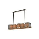 ELK Home Crossbeam 33347-5 Oil Rubbed Bronze 5 Lights 300W Linear Chandelier