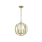 ELK Home 33415-3 Loughton 180W 3-Lights Golden Silver Chandelier