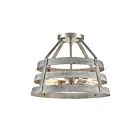 ELK Home Brigantine 33456-2 Weathered Driftwood 2 Lights 120W Semi Flush Mount