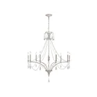 ELK Home 33477-9 French Parlor 540W 9-Lights Vintage White Chandelier