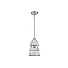 ELK Home Brigantine 33555-1 Satin Nickel 1 Light Mini Pendant