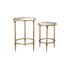 ELK Home 351-10236-S2 Antique Gold Alcazar Accent Tables - Set of 2