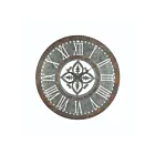 ELK Home 351-10279 Silver Greystone Wall Clock