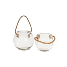 ELK Home 404610 Natural Rusa Candleholders - Set of 2