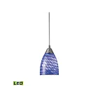 ELK Home Arco Baleno Configurable 416-1S-LED Satin Nickel 1 Light 9.5W LED Pendant
