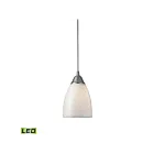 ELK Home Arco Baleno Configurable 416-1WS-LED Satin Nickel 1 Light 9.5W LED Pendant
