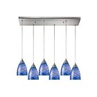 ELK Home Arco Baleno Configurable 416-6RC-S Satin Nickel 6 Lights 600W Pendant