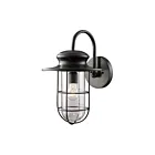 ELK Home Portside 42285-1 Matte Black 1 Light 100W Outdoor Wall Sconce