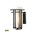 ELK Home Croftwell 45085-1-LED Textured Matte Black 1 Light 9.5W LED Outdoor Wall Sconce