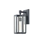 ELK Home Bianca 45165-1 Aged Zinc 1 Light 100W Outdoor Wall Sconce
