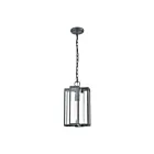 ELK Home Bianca 45167-1 Aged Zinc 1 Light 100W Outdoor Pendant