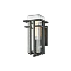ELK Home Croftwell 45185-1 Textured Matte Black 1 Light 100W Outdoor Wall Sconce