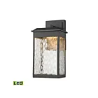 ELK Home Newcastle 45200-LED Textured Matte Black 1 Light 6W LED Outdoor Wall Sconce