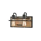 ELK Home Copley 45484-2 Matte Black 2 Lights 120W Vanity Light