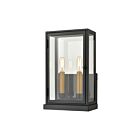 ELK Home Foundation 45502-2 Matte Black 2 Lights 120W Outdoor Wall Sconce