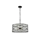 ELK Home 46194-6 Lineo 360W 6-Lights Matte Black Chandelier