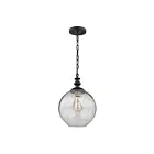 ELK Home Bergen 46222-1 Matte Black 1 Light 100W Mini Pendant