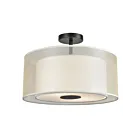 ELK Home Ashland 46267-2 Matte Black 2 Lights 120W Semi Flush Mount
