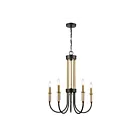 ELK Home 46345-5 Glendon 300W 5-Lights Matte Black Chandelier