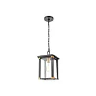ELK Home Vincentown 46723-1 Matte Black 1 Light 100W Outdoor Pendant