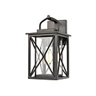ELK Home Carriage 46750-1 Matte Black 1 Light 100W Outdoor Wall Sconce