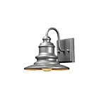 ELK Home Marina 47020-1 Matte Silver 1 Light 60W Outdoor Wall Sconce