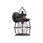 ELK Home Village Lantern 47040-1 Weathered Charcoal 1 Light 60W Outdoor Wall Sconce