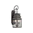 ELK Home Forged Lancaster 47065-2 Charcoal 2 Lights 120W Outdoor Wall Sconce