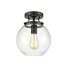 ELK Home Bernice 47194-1 Oil Rubbed Bronze 1 Light 60W Semi Flush Mount