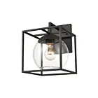 ELK Home Cubed 47321-1 Charcoal 1 Light 60W Outdoor Wall Sconce