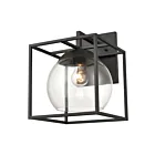 ELK Home Cubed 47322-1 Charcoal 1 Light 60W Outdoor Wall Sconce