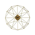 ELK Home 51-029 Gold Angular Wirework Wall Clock