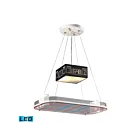 ELK Home Novelty 5138-2-LED Silver 2 Lights 19W LED Linear Chandelier