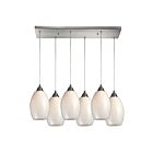 ELK Home Mulinello Configurable 517-6RC-WS Satin Nickel 6 Lights 600W Multi Pendant