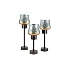 ELK Home 518676 Antique Pacifica Boseman Candleholders - Set of 3