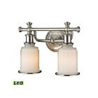 ELK Home Acadia 52001-2-LED Brushed Nickel 2 Lights 19W LED Vanity Light