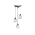 ELK Home Pierra Configurable 527-3CR Satin Nickel 3 Lights 180W Multi Pendant