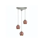 ELK Home Fusion 528-3MLT Satin Nickel 3 Lights 180W Multi Pendant
