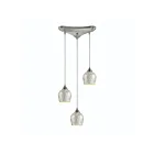 ELK Home Fusion 528-3SLV Satin Nickel 3 Lights 180W Multi Pendant