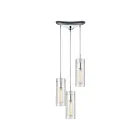ELK Home Swirl Configurable 56595-3 Polished Chrome 3 Lights 180W Multi Pendant